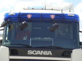 Солнцезащитный козырек Scania 4 с. 2 габарит синий